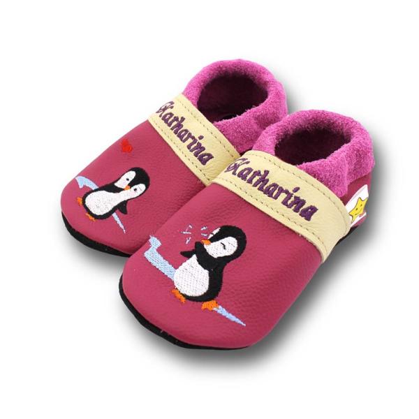 Lederpuschen Pinguine